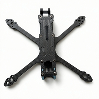 Durable 225mm Wheelbase 5 Inch Carbon Fiber FPV Quadcopter Frame with CNC Aluminum Parts for Professional Racing Pilots