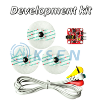 AI-KSEN Kit pengembangan EMG sirkuit Bioelectronic Duino akuisisi Sensor sinyal Analog elektrik otot Microbit