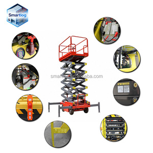 Hot Selling Smartlog Electric Movable 20m Scissor Lift sissor lift Platform Hydraulic <strong>Elevation</strong> with 300-2000kg Capacity - Product Image 4