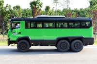 6 por 6 Nuevos Mini autobuses Dongfeng Coach Bus en stock con All Wheel Drive AWD Buses 30 Asientos de pasajeros a la venta