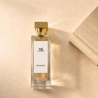Vente en gros de flacons de parfum en verre transparent personnalisés de luxe, vides, 30 ml, 50 ml, 100 ml, avec atomiseur, flacon de parfum, échantillon gratuit