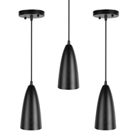Lampe suspendue en fer de style nordique moderne pour salle à manger, cuisine, luminaires suspendus linéaires réglables pour intérieur/luminaire suspendu LED