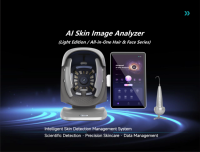 Analyseur de peau intelligent B3 AI professionnel, appareil de détection de l'hydratation du visage, de l'acné, de la pigmentation et des rides pour salon et domicile