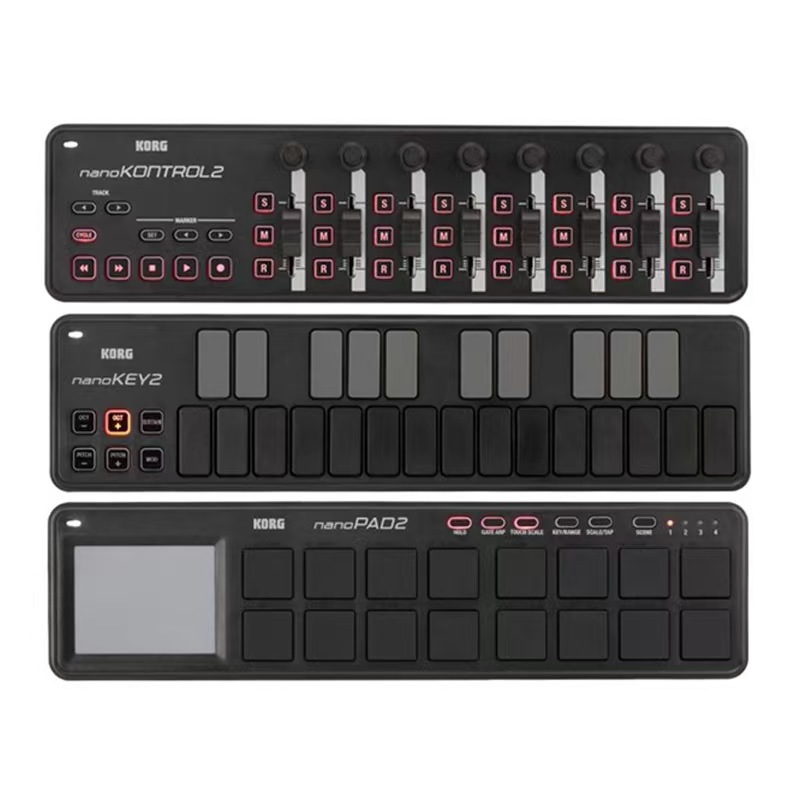 KORG Nano Kontrol2/key2/pad2 - Portable MIDI Controllers