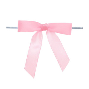 Noeuds de ruban préfabriqués avec boucle élastique pour emballage de boîtes cadeaux et décoration de chaises de mariage, directement de l'usine - Product Image 1
