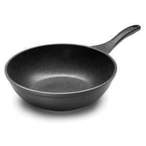 Wok antiaderente Eco-Piedra 32 cm con rivestimento in ceramica per soffriggere e friggere - Product Image 1