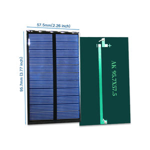 工厂原装便携式环氧密封太阳能电池板95.7x57.5mm电压5.5V 130MA - Product Image 6