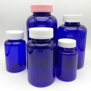 ขวดยาแคปซูลสัตว์เลี้ยงสีฟ้าขนาดใหญ่ที่มีฝา CRC 750cc - Product Image 4