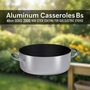 Casserole en aluminium antiadhésive (40cm) PROFESSIONNELLE SÉRIE 2000 Alluminato et Noir 2016 40 - Product Image 3