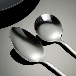 Cuillère moderne en acier inoxydable <span class=keywords><strong>1010</strong></span> vaisselle pointue pour la nourriture occidentale café mélange ménage salle à manger-vente en gros - Product Image 4