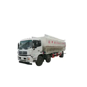 Dongfeng 20 Ton Bulkfeed Truck 30m3 Bulkvoeder Transport Vrachtwagen Diervoeder Vrachtwagens Met Hydro-Vijzel