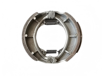 Plaquettes de frein à tambour Boxer BM150, kit de garnitures de frein de précision, pièces de rechange pour freins de moto anti-décoloration