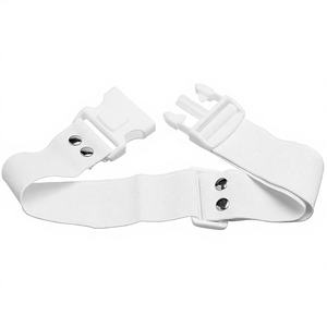 Ceinture Ihram Modefa - Ceinture élastique réglable avec boucle en plastique non cousue pour hommes - Essentiels pour le Hajj - Blanc - Product Image 1