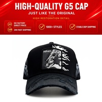 Casquettes de baseball sportives de haute qualité avec logo brodé 3D, style 5 panneaux, originales, modèle Gallo Fino