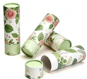 Boîte cylindrique d'emballage cosmétique écologique personnalisée, adaptée aux parfums, aux bougies, aux crèmes pour le visage et aux produits de beauté - Product Image 3