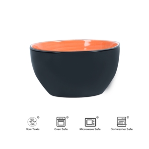 Hand Painted Hotel Home Stone rainbow <b>square</b> <b>Large</b> and Small Fruits Salads Food Rice Soup Ceramic Bowls - Product Image 2