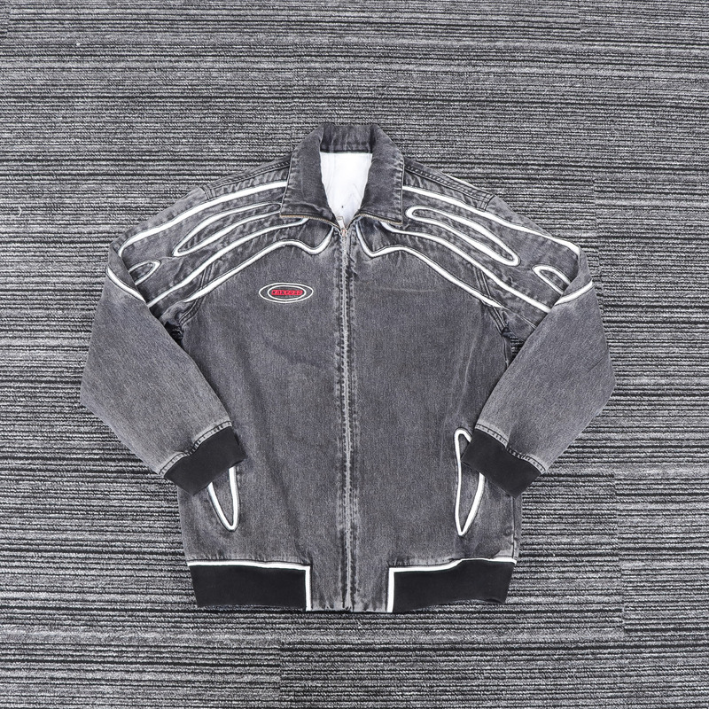 Custom Streetwear Regular Dark Blue Washed