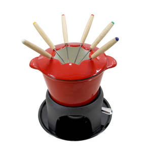 6.6 "Vente <span class=keywords><strong>en</strong></span> gros <span class=keywords><strong>Fondue</strong></span> au fromage suisse Eden <span class=keywords><strong>en</strong></span> <span class=keywords><strong>fonte</strong></span> Ensemble De Hierro Fundido Caquelones <span class=keywords><strong>Fondue</strong></span> - Product Image 3