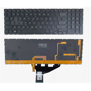 Nuevo Teclado Retroiluminado RGB para HP <span class=keywords><strong>Omen</strong></span> <span class=keywords><strong>15</strong></span>-DC <span class=keywords><strong>15</strong></span>-dc0024 <span class=keywords><strong>15</strong></span>-dc0003la <span class=keywords><strong>15</strong></span>-dc0004la, Distribución de Teclado Estadounidense - Product Image 1