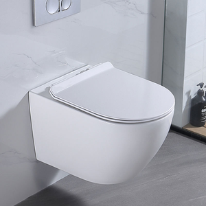 Inodoro inteligente de una pieza colgado en la pared S-Trap con diseño sin montura de doble descarga Estilo europeo moderno Montado en la pared para Baño - Product Image 6