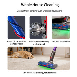 Cepillo para Aspiradora con Luz LED Compatible con <span class=keywords><strong>Dyson</strong></span> V7 V8 V10 V11 <span class=keywords><strong>V15</strong></span>, Cabezal de Cepillo para Pisos Duradero para una <span class=keywords><strong>Limpieza</strong></span> Eficiente - Product Image 2