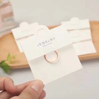 Cartes d'affichage de bijoux personnalisées avec logo, étiquettes d'accessoires, emballages pour boucles d'oreilles, cartes en papier respectueuses de l'environnement