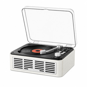 Reproductor de CD portátil vintage directo de fábrica con función antipaso de discos, altavoz incorporado, compatible con CD, CD-R, CD-RW, MP3, WMA, reproductor de música BT para - Product Image 6