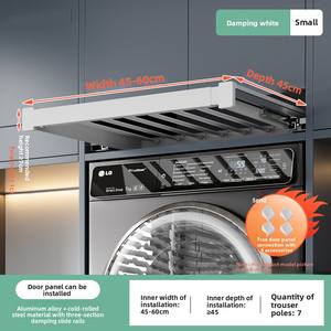 Sèche-linge en métal intégré Porte-pantalon <span class=keywords><strong>coulissant</strong></span> Balcon Sèche-linge Glissière cachée Garde-robe Stockage Invisible Sèche-linge Rack pour le lavage - Product Image 6