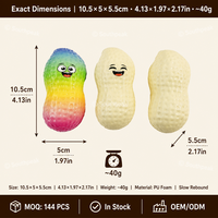 Southpeak Toy Squishy Fidget Toys Squishy Factory Squeeze Toy Peanut Squishy Toys Slow Rising Stress Relief Novelty Gift 40g