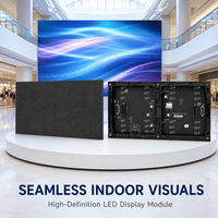 Module d'affichage LED couleur pleine résolution pour intérieur, panneau mural vidéo sans soudure haute résolution pour la publicité dans les centres commerciaux et les expositions