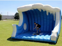 Simulateur de surf mécanique gonflable en promotion – Jeu de planche de surf pour le plaisir en plein air