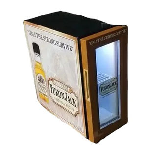 Réfrigérateur à compresseur 8L/16L/18L/26L Affichage de la porte en verre Refroidisseur de boisson gazeuse délicat Thermostat constant <span class=keywords><strong>mini</strong></span> réfrigérateur - Product Image 1