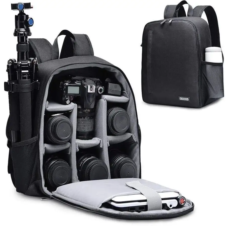 Durable Camera Backpack DSLR Camera Bag Water-resistant Breathable Camera Bag for Nikon Canon Sony