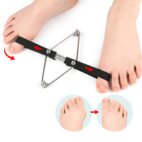 Orthèse d'orteil pour hallux valgus, ceinture de tension, entraînement, exercice du gros orteil, bande d'extension osseuse pour gros orteil, nylon, acier inoxydable