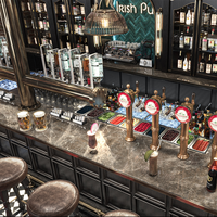 Ensembles de meubles pour restaurants avec personnalisation complète de la pièce, design d'intérieur, comptoir de bar commercial, décoration, rénovation de magasin