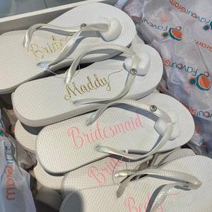 <span class=keywords><strong>Ciabatte</strong></span> Infradito Personalizzate di Lusso in Eva e PVC per Matrimoni e Spiaggia, per Uomo e <span class=keywords><strong>Donna</strong></span> - Product Image 3