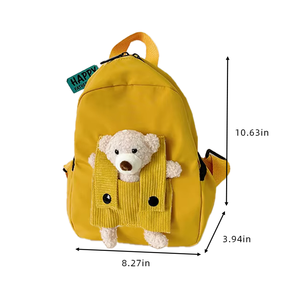 <span class=keywords><strong>Mochila</strong></span> Personalizada Adorable para Niños con Oso de Peluche, Morral Pequeño para Niños, Bolso Escolar Suave para Jardín de Infantes con Logo, Bolso de <span class=keywords><strong>Viaje</strong></span> de Moda para Bebé - Product Image 4