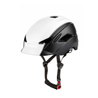 2024 nouveau modèle adulte adolescent cycliste casque avec visière arrière et feu arrière pour vélo de route vélo et Scooter équitation