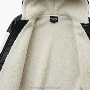 Veste zippée tendance à personnaliser, best-seller, OEM/ODM, 450g, poids lourd, broderie, perles, vêtements de sport - Product Image 2