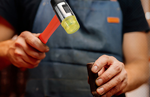 Hiyes เครื่องมือช่างทำจากยาง PP TPR และค้อนพลาสติกที่จับไฟเบอร์กลาสขนาด40มม. (1-9/16 ") จากโรงงานจีนสั่งทำ - Product Image 6