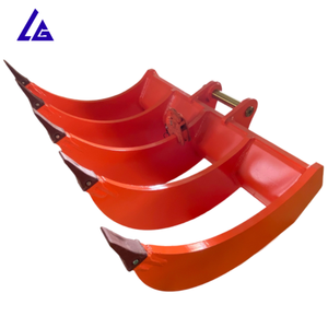 Râteau de déblaiement certifié CE européen pour pelle DX200, râteau à racines avec longueur et style personnalisés - Product Image 1