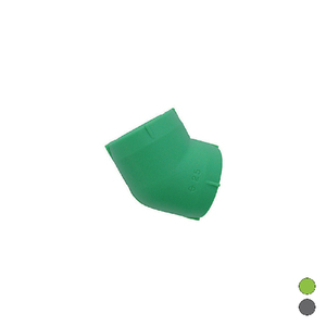 Gomito liscio 45° in polipropilene diametro [in pollici] 25 Grigio Per Connessioni Idrauliche - Product Image 1