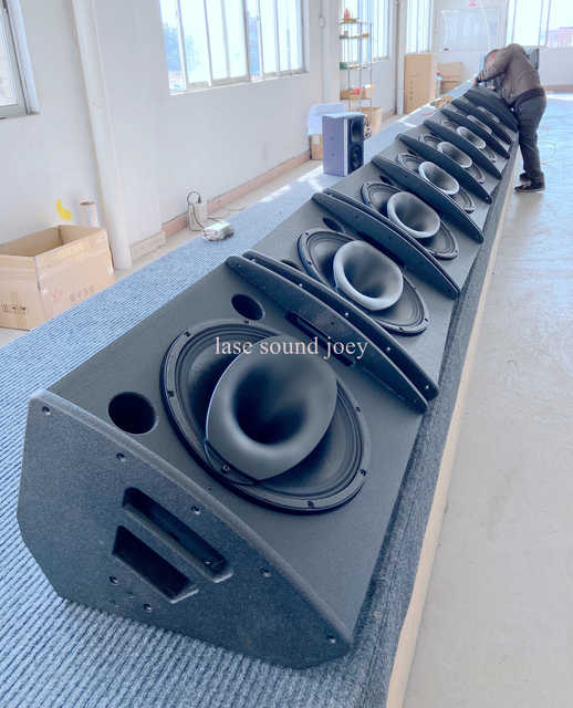 LM4 Single 15" Coaxial Active Stage Monitor pa Speaker Complete Professional Sound System Stage Return for Concert