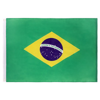 Bandera Nacional de Israel de 90x150cm, 68D, 100% Poliéster, con Ojales, Doble Costura, para Exteriores, de Aluminio, Suministro Profesional de Fábrica, Económica