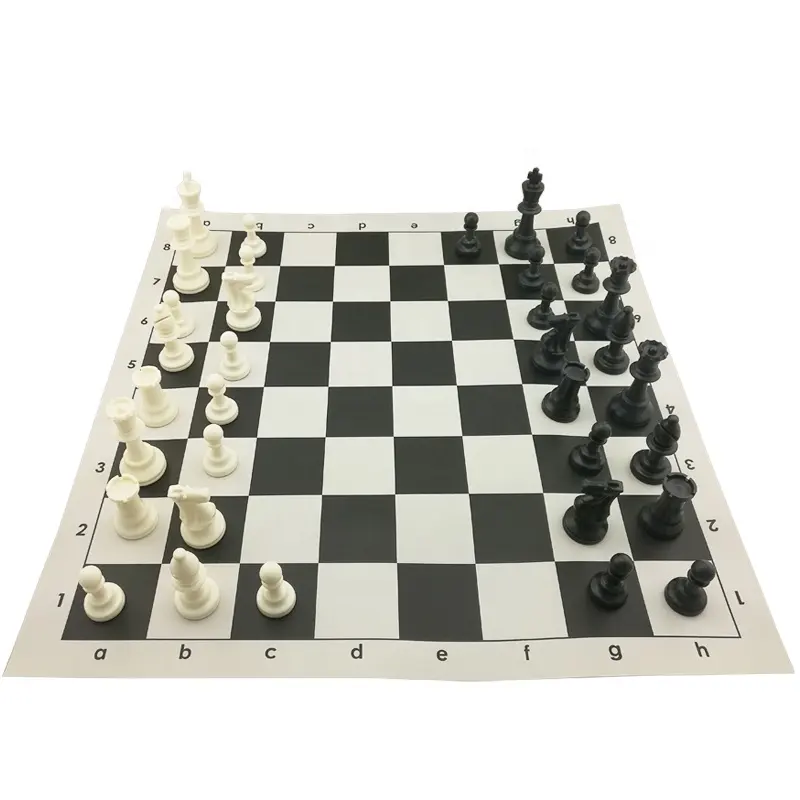 High quality tournament plastic chess game set archer Chess Set Combo