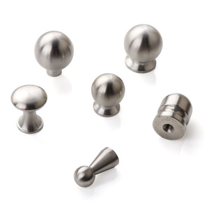 Stainless Steel Round Cabinet Handle 304 Anti Rust Drawer <b>Wardrobe</b> Furniture Knob Minimalist Design - Product Image 4