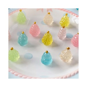 Mini figurines lumineuses 3D Christmam Tree Resin Blind Bag Toys - Product Image 3
