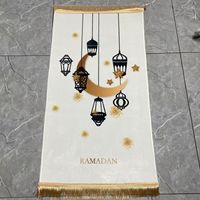 Tapis de prière musulmane pour enfants, paillasson antidérapant, épais, Mini, ramadan