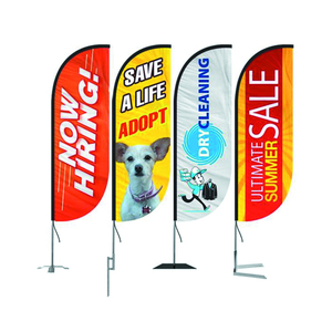 Banderas de Plumas Personalizadas para Marketing en Exteriores, Banderas de Playa con Accesorios de Exhibición, Precio Directo - Product Image 1