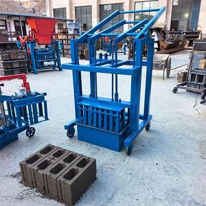 Máquina Manual Móvil para Fabricar Bloques Huecos 4 en 1, Sin Necesidad <span class=keywords><strong>de</strong></span> Palés, Pequeña Máquina para Hacer <span class=keywords><strong>Ladrillos</strong></span> <span class=keywords><strong>de</strong></span> Cemento - Product Image 4